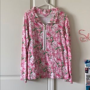 Lilly Pulitzer half zip sweatshirt